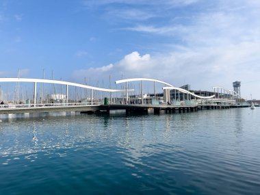 Barcelona 'daki Rambla de mar limanı