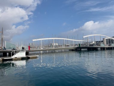 Barcelona 'daki Rambla de mar limanı