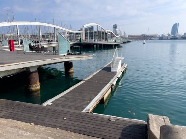 Barcelona 'daki Rambla de mar limanı