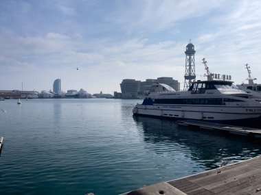 Barcelona 'daki Rambla de mar limanı