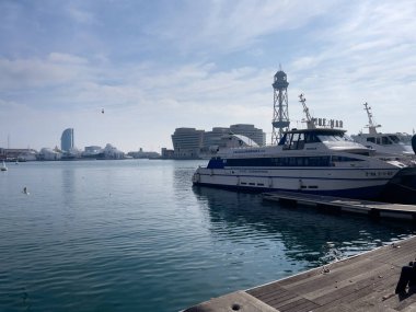 Barcelona 'daki Rambla de mar limanı