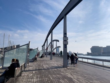 Barcelona 'daki Rambla de mar limanı