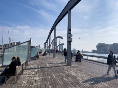 Barcelona 'daki Rambla de mar limanı