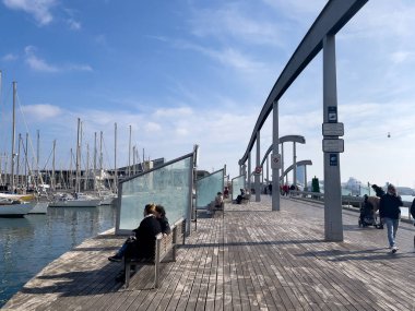 Barcelona 'daki Rambla de mar limanı