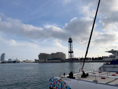 Barcelona 'daki Rambla de mar limanı