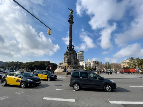 Monumento Colón Barcelona — Foto de Stock