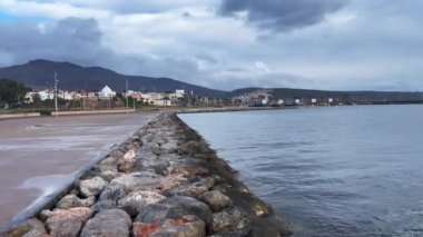 Akdeniz 'in sakin manzarası