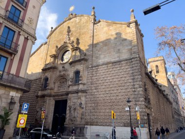 Barcelona 'daki Betlem Kilisesi' nin dışı.