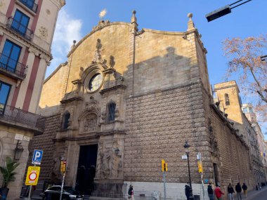 Barcelona 'daki Betlem Kilisesi' nin dışı.