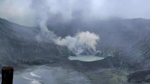 Gunung Gede Volcán Cerca Yakarta — Vídeos de Stock