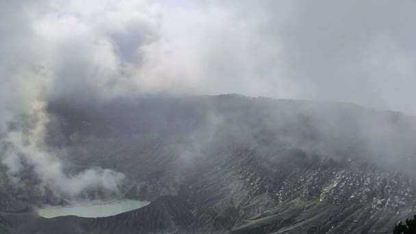 Gunung Gede Sopka Poblíž Jakarta — Stock video