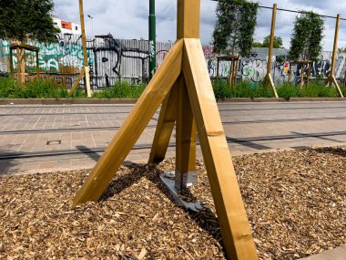 Bruxelles 'de tramvay pisti