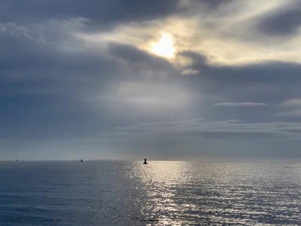 Beautiful Sunrise Reflection Sea — Foto de Stock