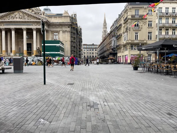 People Walking Bruxelles — Stock Photo, Image