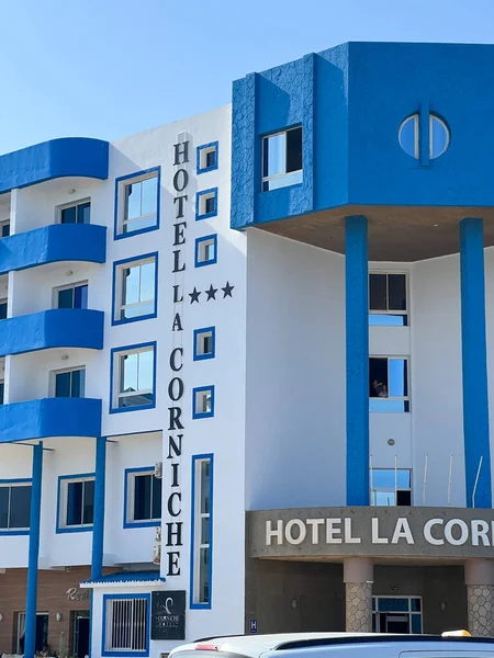Exterior Hotel Corniche Fnideq — Stock Photo, Image