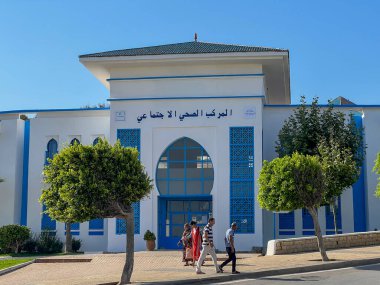 Fnideq 'teki sosyal sağlık merkezi binası.