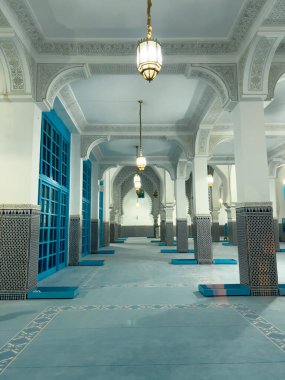 The interior of Mohamed V mosque in Fnideq