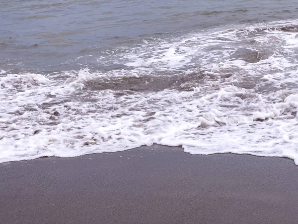 Gentle Sea Wave Sandy Beach — Stock Photo, Image