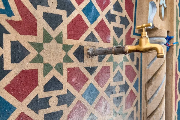 Close Vintage Copper Water Tap — Stock Photo, Image