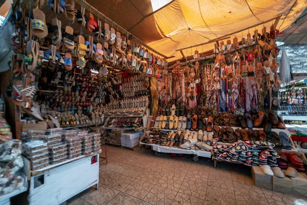 Sidi Harazem Deki Sokak Pazarının Pov — Stok fotoğraf