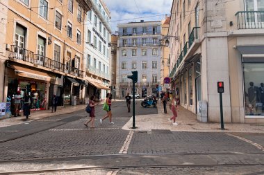 Lizbon 'da bir sokak manzarası