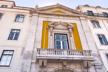 Lizbon 'da Arco do Bandeira' nın güzel mimarisi