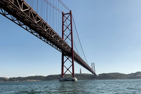 Γέφυρα Της 25Ης Απριλίου Στη Λισαβόνα — Φωτογραφία Αρχείου