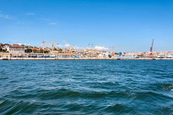 Vista Ferryboat Passeio Sobre Cidade Lisboa — Fotografia de Stock