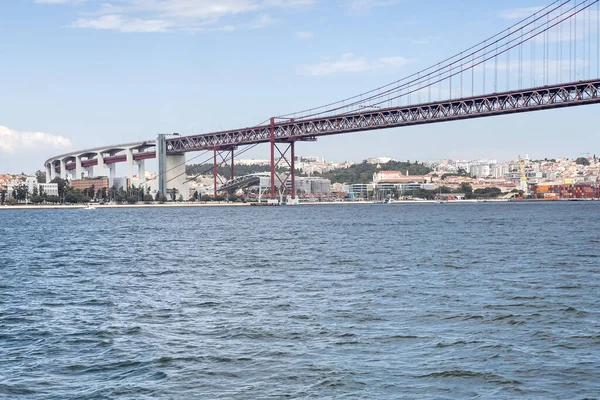Bridge 25Th April Lisbon — Stock Photo, Image