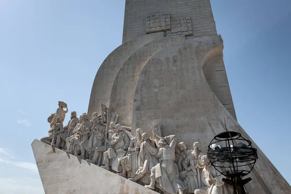 Vista Monumento Das Descobertas Lisboa — Fotografia de Stock