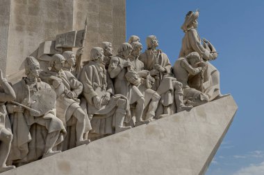 Lizbon 'daki Keşifler Anıtı' na Bakış