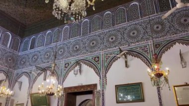 Moulay İdriss 'in onuruna düzenlenen dini festivale katılan Müslümanlar