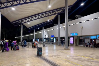 Muhammed V 'in Kazablanka' daki uluslararası havalimanının dışı.