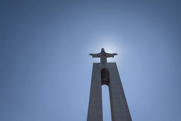 Estátua Cristo Rei Lisboa — Fotografia de Stock