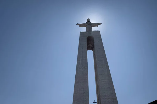 Estátua Cristo Rei Lisboa — Fotografia de Stock