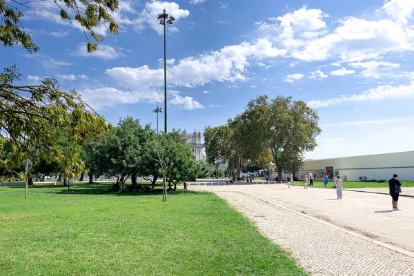 Jardim Torre Belem Lisbon — стокове фото