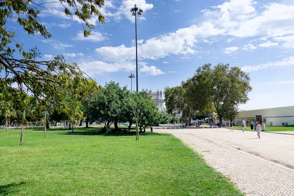 Jardim Torre Belem Lizbon — Stok fotoğraf