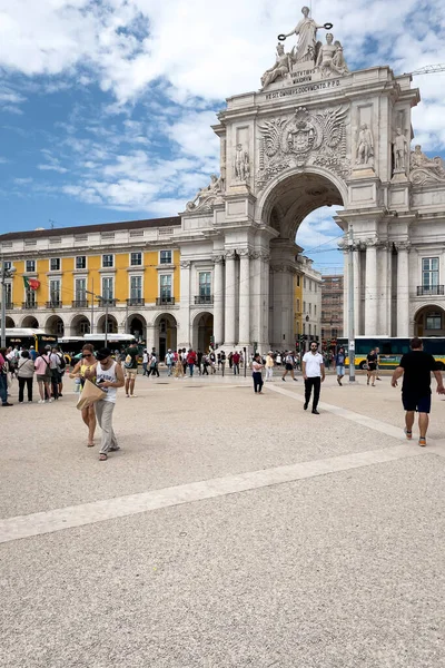 Arco Rua Augusta Lisbon — Foto Stock