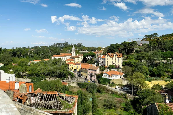 Vista Panoramica Dal Palazzo Nazionale Sintra — Foto Stock