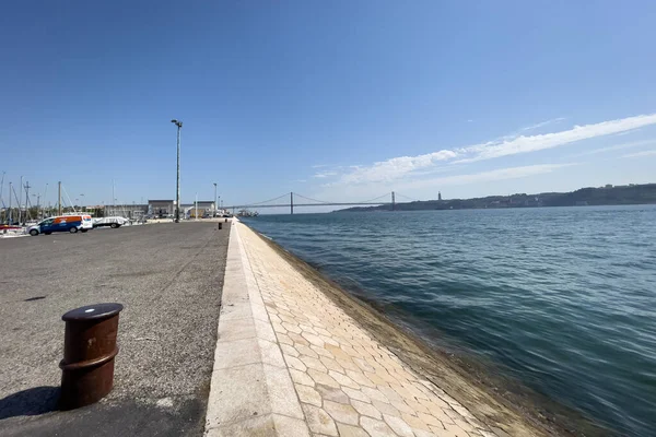 Rivière Vide Bord Tage Lisbonne — Photo