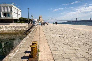 Lizbon 'da Doca do Bom Sucesso' nun boş iskelesi