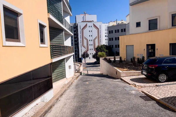 Casas Auténticas Barrio Almada Lisboa —  Fotos de Stock