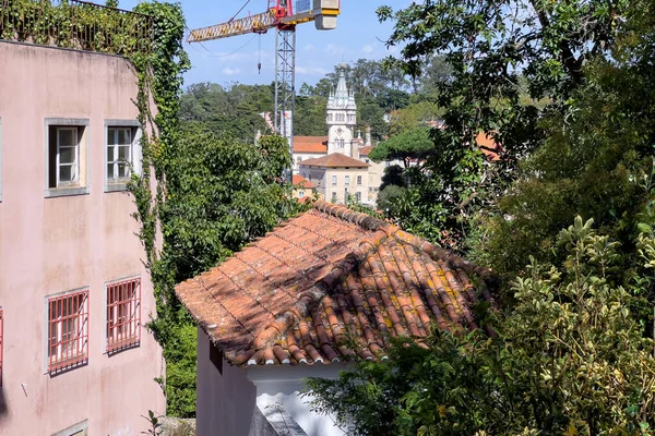 Vista Panorâmica Torre Prefeitura Sintra — Fotografia de Stock