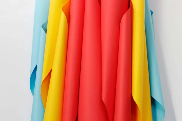 Composição Incomum Papel Colorido Abstração Papel Multicolorido — Fotografia de Stock
