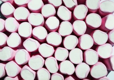 arkaplan, doku, sıra sıra pembe ve beyaz şekerlemeler, metin için boşluk