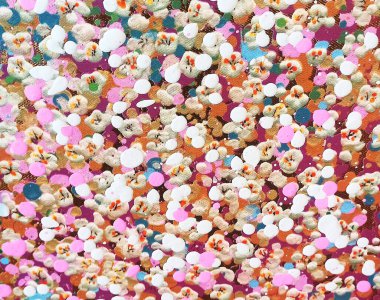 abstract background of bright colorful dots