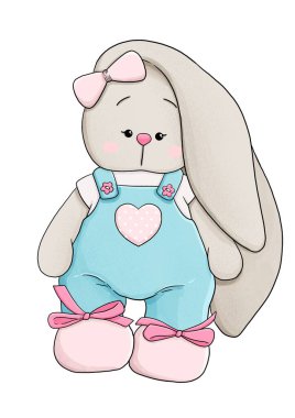 Sevimli küçük tavşancık.