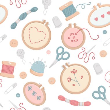 İşlemeli, iğneli ve iğneli kusursuz desen