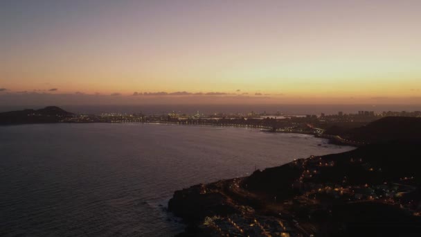 Las Palmas Stad Timelapse — Stockvideo