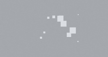 Soyut arkaplan. Notlar için desenli kağıt. Üçgenler ve eğri çizgiler. Gradyan arkaplanda gösterilen daireler ve kareler.